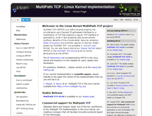 Tablet Screenshot of multipath-tcp.org